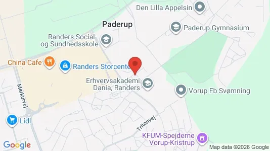 Apartments for rent i Randers SØ - kort over placeringen