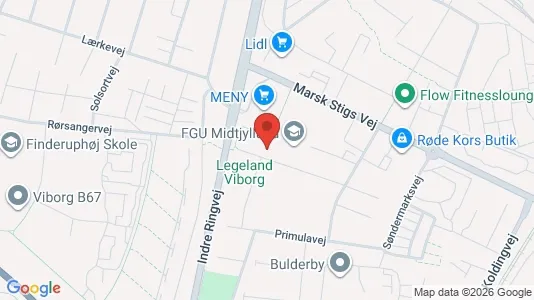 Apartments for rent i Viborg - kort over placeringen