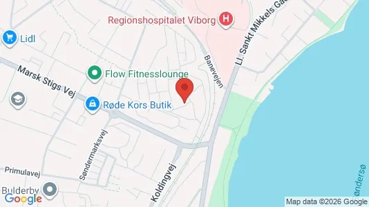 Apartments for rent i Viborg - kort over placeringen