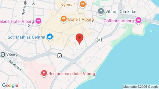 Apartments for rent i Viborg - kort over placeringen