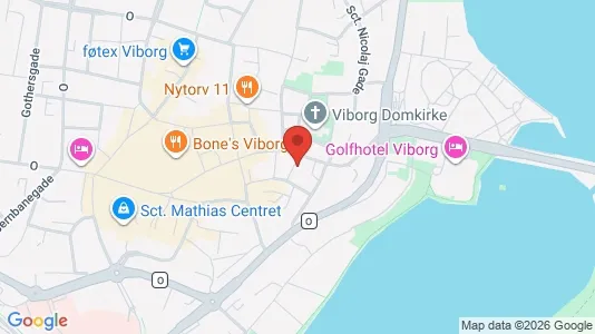 Apartments for rent i Viborg - kort over placeringen