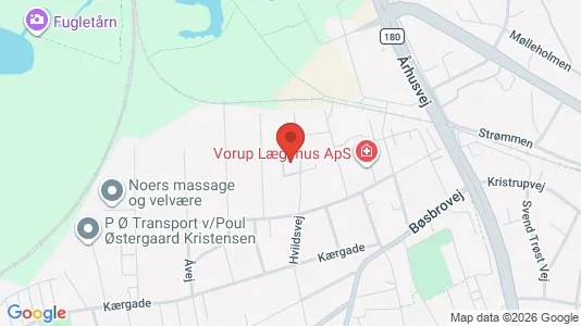 Apartments for rent i Randers SV - kort over placeringen