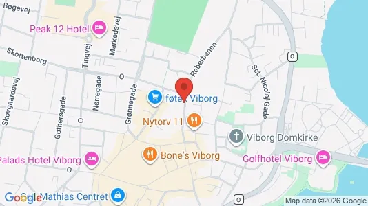 Apartments for rent i Viborg - kort over placeringen