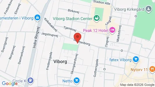 Apartments for rent i Viborg - kort over placeringen