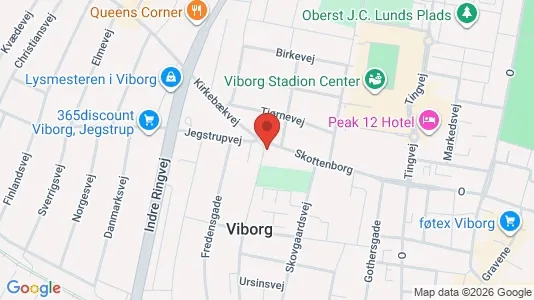 Apartments for rent i Viborg - kort over placeringen