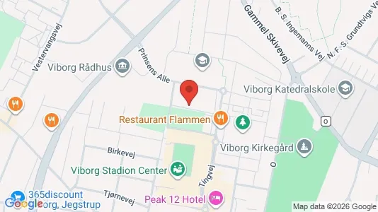Rooms for rent i Viborg - kort over placeringen