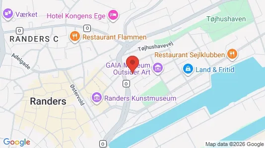 Apartments for rent i Randers C - kort over placeringen