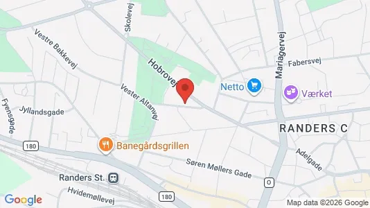 Apartments for rent i Randers C - kort over placeringen