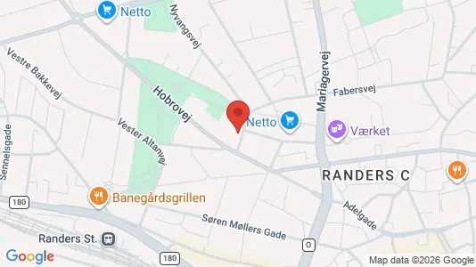 Apartments for rent i Randers C - kort over placeringen