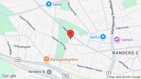 Apartments for rent i Randers C - kort over placeringen