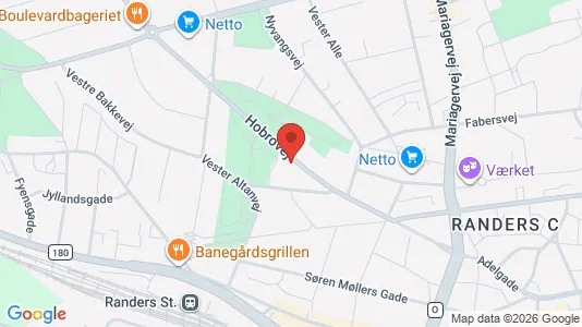 Apartments for rent i Randers C - kort over placeringen