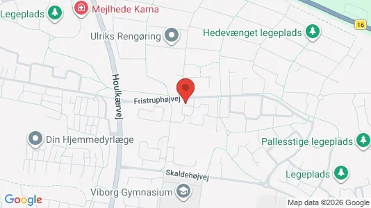 Apartments for rent i Viborg - kort over placeringen