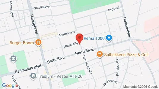 Apartments for rent i Randers NØ - kort over placeringen