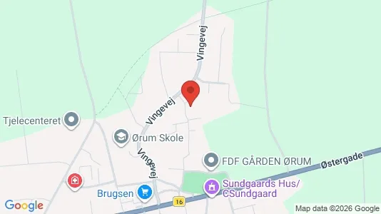 Apartments for rent i Tjele - kort over placeringen