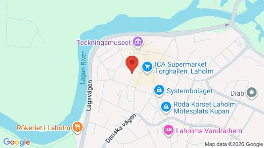 Apartments for rent i Laholm - kort over placeringen