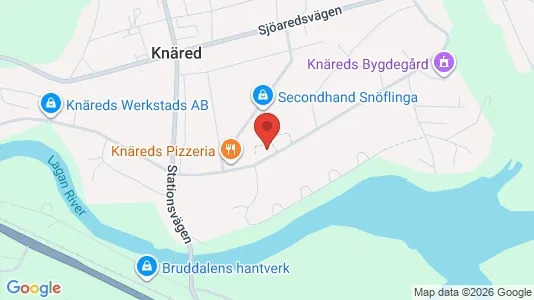 Apartments for rent i Laholm - kort over placeringen