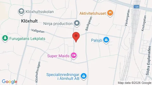 Apartments for rent i Älmhult - kort over placeringen