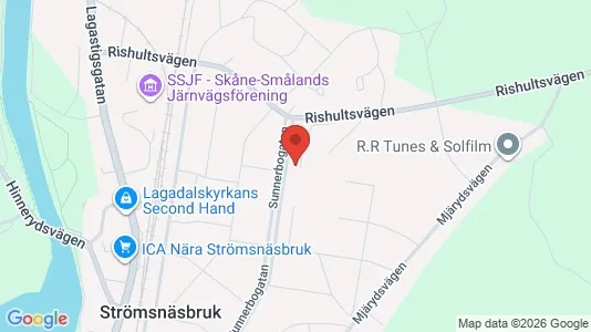 Apartments for rent i Markaryd - kort over placeringen