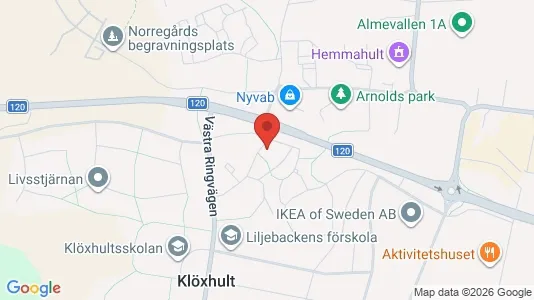 Apartments for rent i Älmhult - kort over placeringen