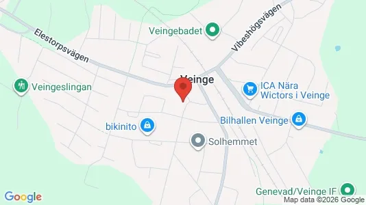 Apartments for rent i Laholm - kort over placeringen