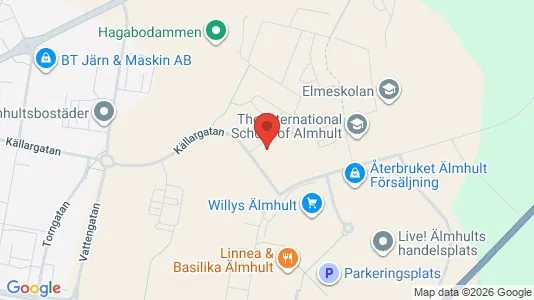 Apartments for rent i Älmhult - kort over placeringen
