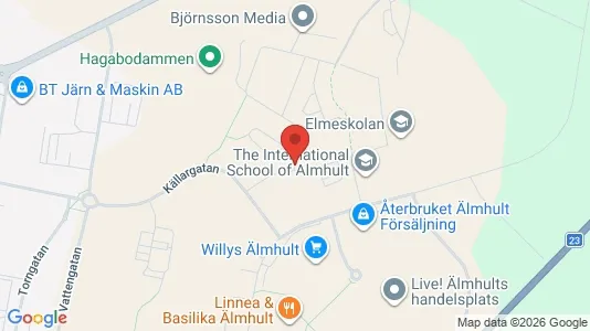 Apartments for rent i Älmhult - kort over placeringen