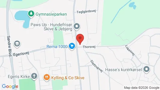 Apartments for rent i Skive - kort over placeringen