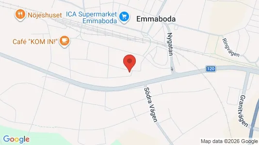 Apartments for rent i Emmaboda - kort over placeringen