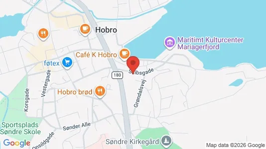 Apartments for rent i Hobro - kort over placeringen