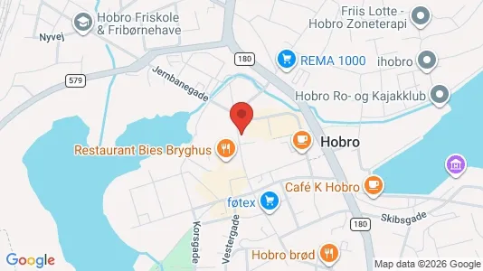 Apartments for rent i Hobro - kort over placeringen