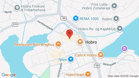 Apartments for rent i Hobro - kort over placeringen