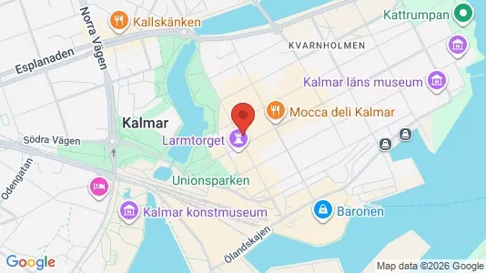 Apartments for rent i Kalmar - kort over placeringen