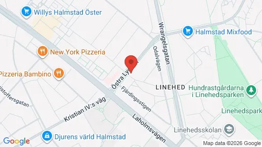 Apartments for rent i Halmstad - kort over placeringen