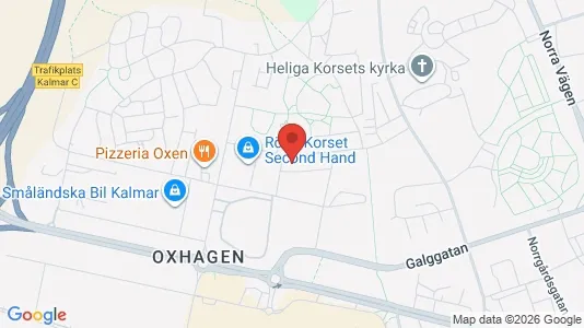 Apartments for rent i Kalmar - kort over placeringen