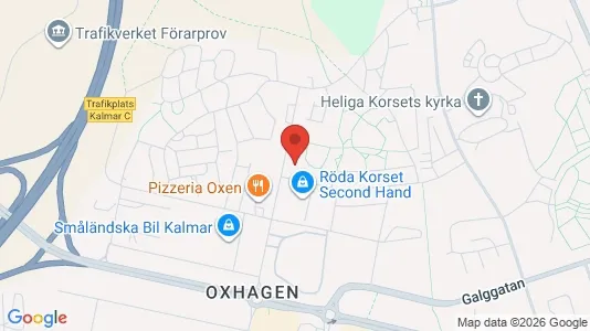 Apartments for rent i Kalmar - kort over placeringen