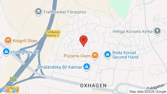 Apartments for rent i Kalmar - kort over placeringen