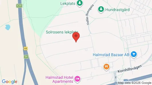 Apartments for rent i Halmstad - kort over placeringen