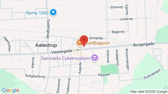 Apartments for rent i Aalestrup - kort over placeringen