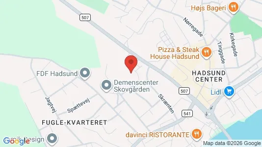 Apartments for rent i Hadsund - kort over placeringen