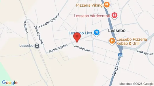 Apartments for rent i Lessebo - kort over placeringen