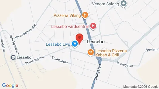 Apartments for rent i Lessebo - kort over placeringen