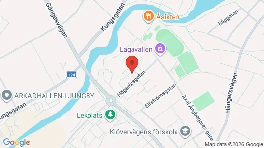 Apartments for rent i Ljungby - kort over placeringen