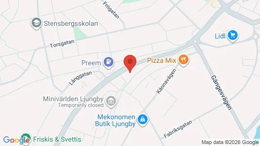 Apartments for rent i Ljungby - kort over placeringen