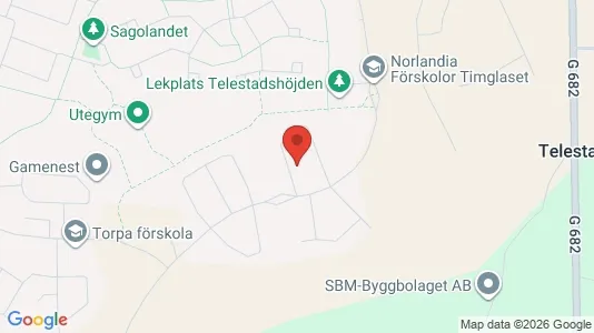 Apartments for rent i Växjö - kort over placeringen