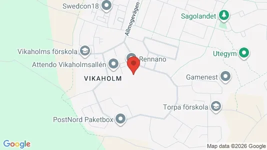 Apartments for rent i Växjö - kort over placeringen