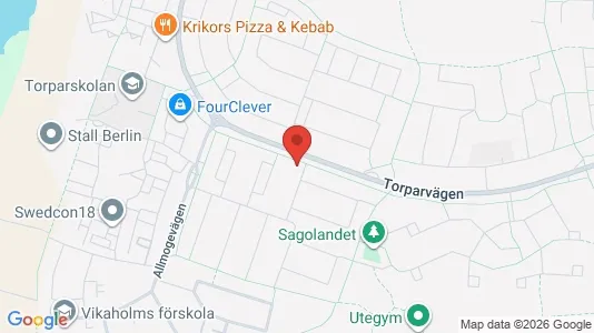 Apartments for rent i Växjö - kort over placeringen