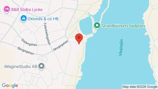 Apartments for rent i Växjö - kort over placeringen