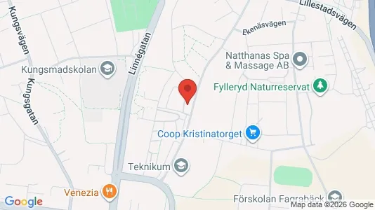 Apartments for rent i Växjö - kort over placeringen