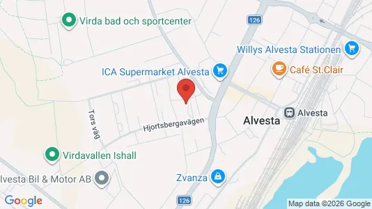 Apartments for rent i Alvesta - kort over placeringen