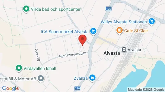 Apartments for rent i Alvesta - kort over placeringen